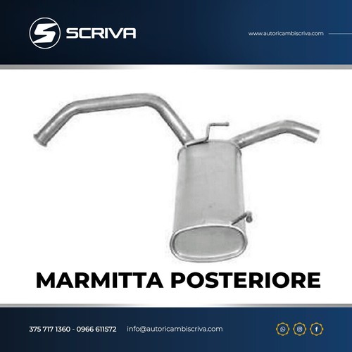 Marmitta silenziatore - marmitta,