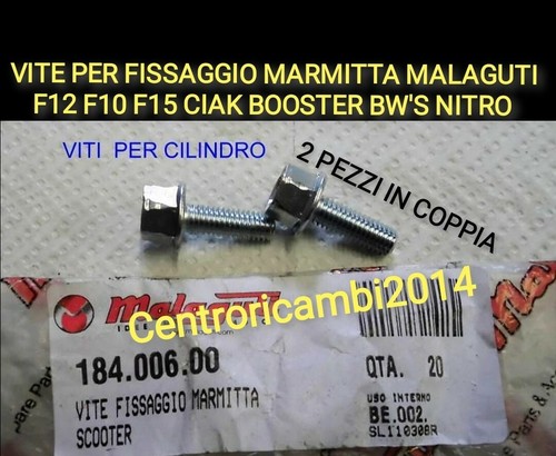 Vite per fissaggio marmitta - per,