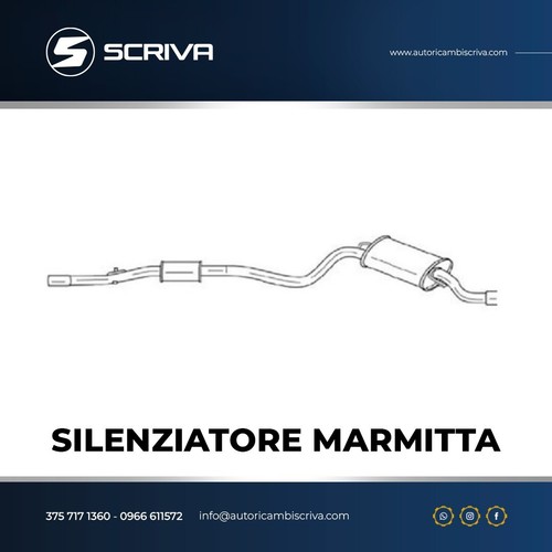 Marmitta silenziatore - marmitta,