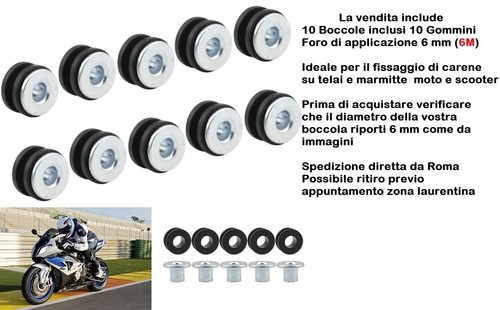 Boccole mm gommini - mm,
